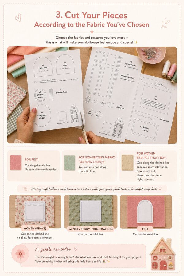 Cut Your Pieces — guide for cutting fabric
