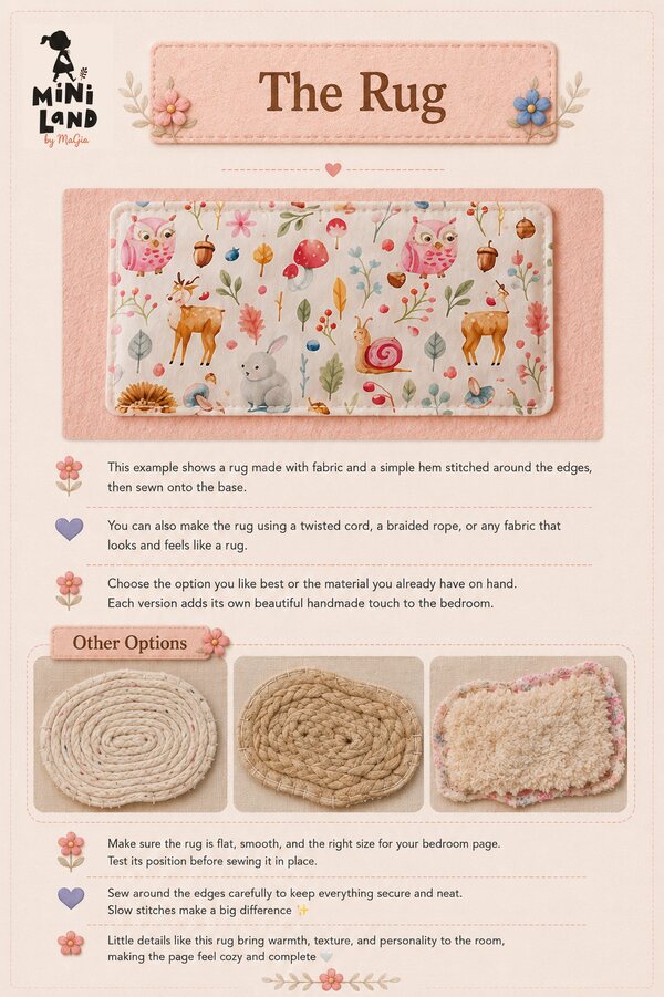 The Rug — detailed instructions and options
